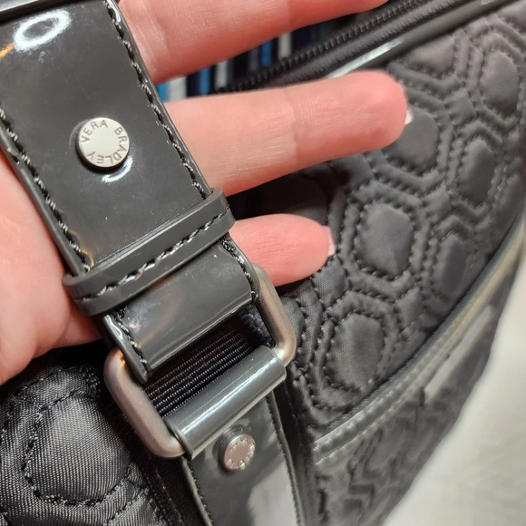 Bundle! Vera Bradley Grey Quilted bag with crossbody strap and Wallet. New! - Picture 10 of 16